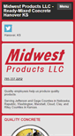 Mobile Screenshot of midwestproductsllc.com