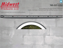 Tablet Screenshot of midwestproductsllc.com